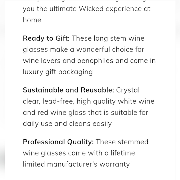 Dragon Glassware X Wicked Wine Glass Set - Picture 9 of 13